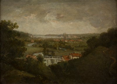 Vale de Dedham (óleo sobre tela) de John (circle of) Constable