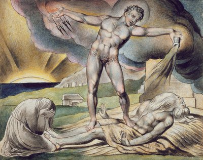 Satanás ferindo Job com furúnculos, página 6 de 
