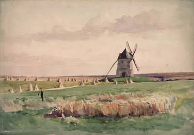 O Campo de Batalha de Crecy, 26 de agosto de 1346 de John Absolon