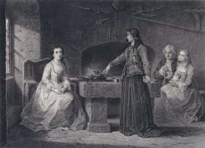 Ilustração para O Pirata de Sir Walter Scott (gravura) de John Adam P. Houston