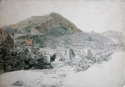 Ponte, Llangollen (aguarela sobre papel) de John Alexander Gresse