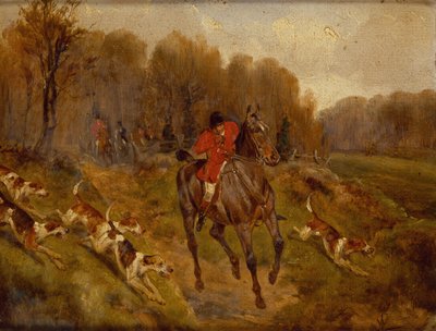 Full Cry (óleo sobre tela) de John Alfred Wheeler