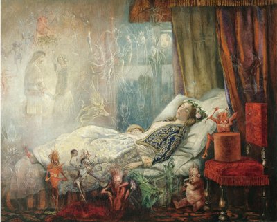 O sonho depois do baile de máscaras de John Anster Fitzgerald