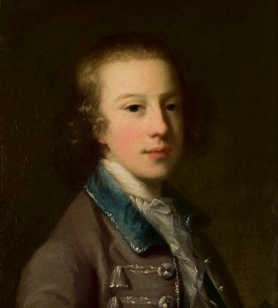 Retrato de George Byng, 4º Visconde Torrington (1740-1812) quando rapaz, c.1750-87 (óleo sobre tela) de John Astley