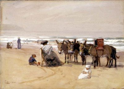Uma Tarde Silenciosa (aguarela) de John Atkinson