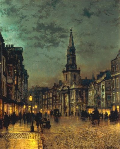 Blackman Street, Borough, Londres de John Atkinson Grimshaw