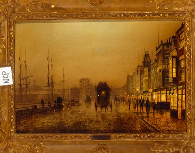 Docas de Glasgow, 1892 de John Atkinson Grimshaw
