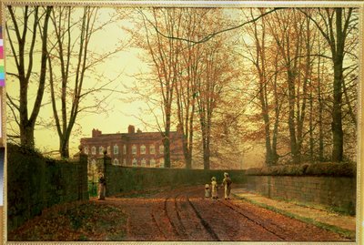 Ir à Igreja, 1880 de John Atkinson Grimshaw