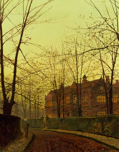 Outono Dourado (óleo sobre tela) de John Atkinson Grimshaw