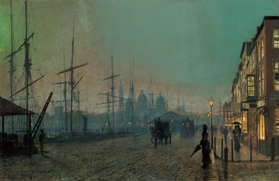 Humber Dockside, 1881 de John Atkinson Grimshaw