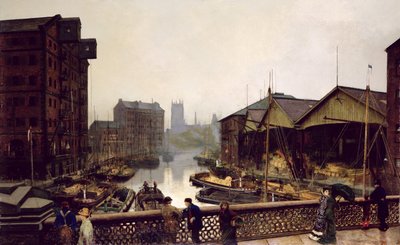 Leeds Bridge de John Atkinson Grimshaw