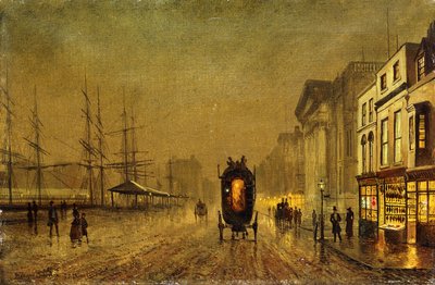 Docas de Liverpool, de John Atkinson Grimshaw