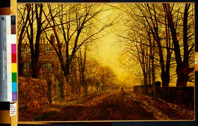 Noturno em ouro, 1872 de John Atkinson Grimshaw