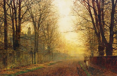 A Glória Dourada do Outono, de John Atkinson Grimshaw