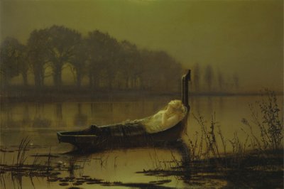 "A Senhora de Shalott" de John Atkinson Grimshaw