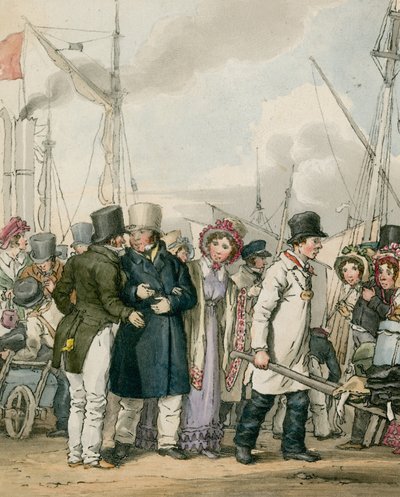 Chegando em Margate de John Augustus Atkinson