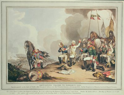 Retornando Obrigado ao Deus Todo Poderoso, 1814 de John Augustus Atkinson