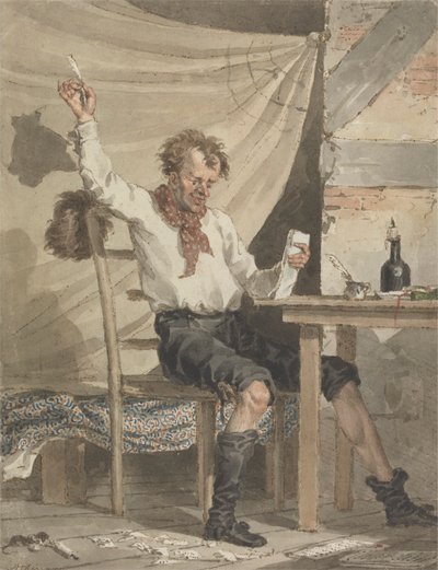 O Poeta de John Augustus Atkinson