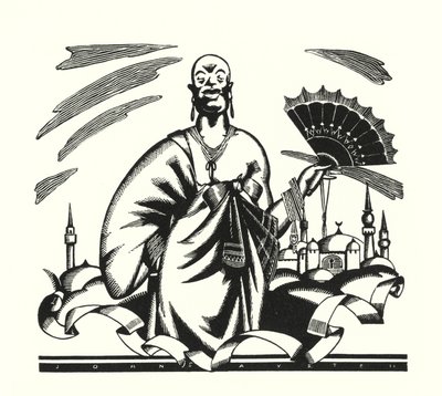Ilustração para Don Juan por Lord Byron (lito) de John Austen