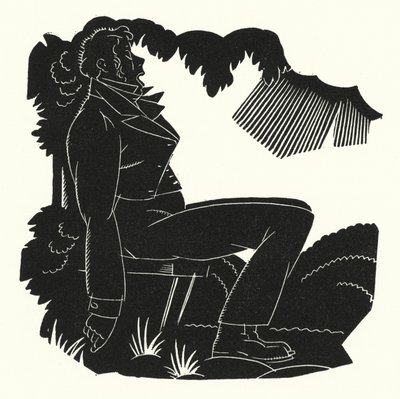 Ilustração para Madame Bovary de Gustave Flaubert (litho) de John Austen