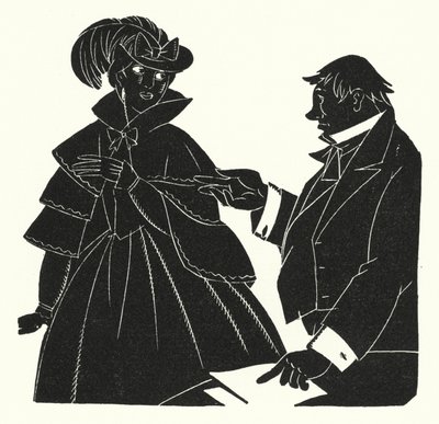 Ilustração para Madame Bovary de Gustave Flaubert (litho) de John Austen