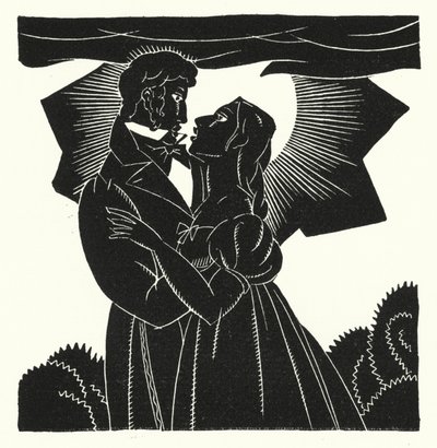 Ilustração para Madame Bovary de Gustave Flaubert (litho) de John Austen