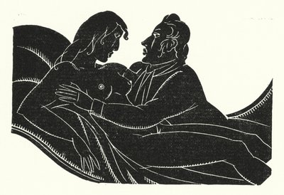 Ilustração para Madame Bovary por Gustave Flaubert (lito) de John Austen