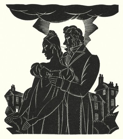 Ilustração para Madame Bovary por Gustave Flaubert (lito) de John Austen