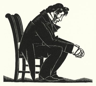 Ilustração para Madame Bovary de Gustave Flaubert (litho) de John Austen