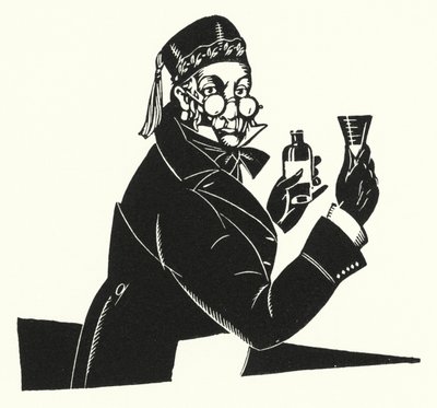 Ilustração para Madame Bovary por Gustave Flaubert (lito) de John Austen