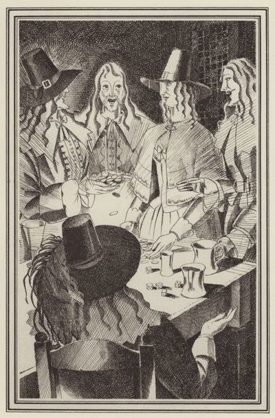Ilustração para Moll Flanders por Daniel Defoe (litho) de John Austen