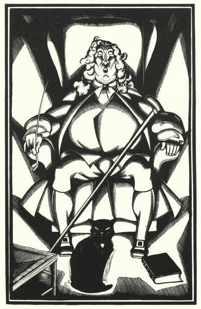 Ilustração para Tristram Shandy por Laurence Sterne (litho) de John Austen