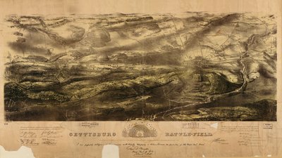 Campo de batalha de Gettysburg de John Bachelder