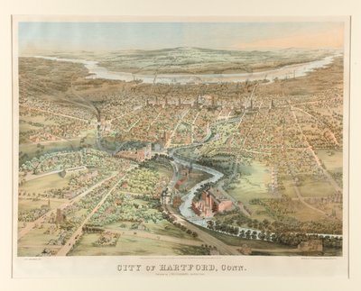 Cidade de Hartford, Conn. de John Bachmann