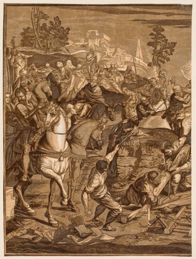 Crucificação, 1741. de John Baptist Jackson