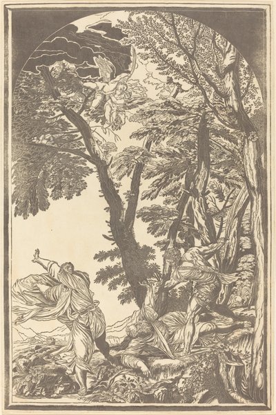 A Morte de São Pedro Mártir de John Baptist Jackson after Titian
