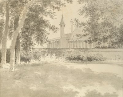 Balliol Chapel and Library from the Grove, 2 de Agosto de 1783 de John Baptist Malchair