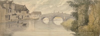 Hythe Bridge, Oxford, 1789 de John Baptist Malchair