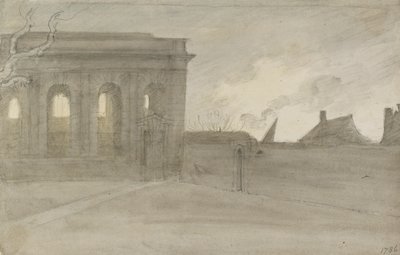 Colégio Pembroke. Oxon., 9 de Novembro de 1786 de John Baptist Malchair