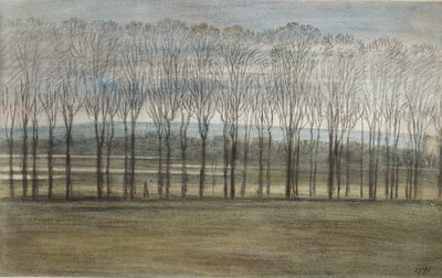 Vista do Merton College, 28 de Fevereiro de 1791 de John Baptist Malchair