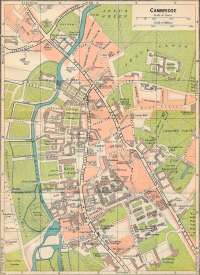 Cambridge, século XX de John Bartholomew