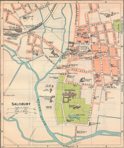Salisbury, século XX de John Bartholomew