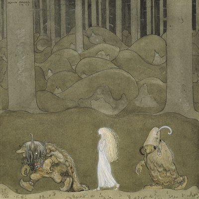 A princesa e os trolls de John Bauer