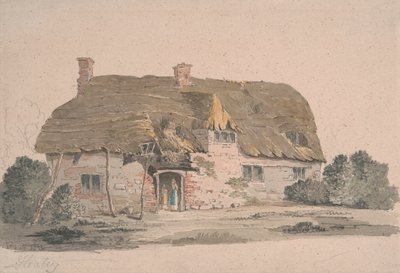 Cottage de colmo perto de Henley de John Baverstock Knight