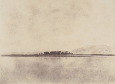 O Nilo em frente ao Theban Hills, 1853-54. de John Beasley Greene