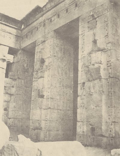 Medinet Habu, Palácio de Ramsés II 2ª Corte, Lado Leste de John Beasly Greene