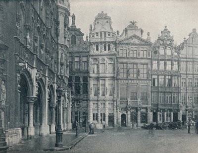 Um canto da Grand Place, Bruxelas, Bélgica, c1900 1914-1915 de John Benjamin Stone