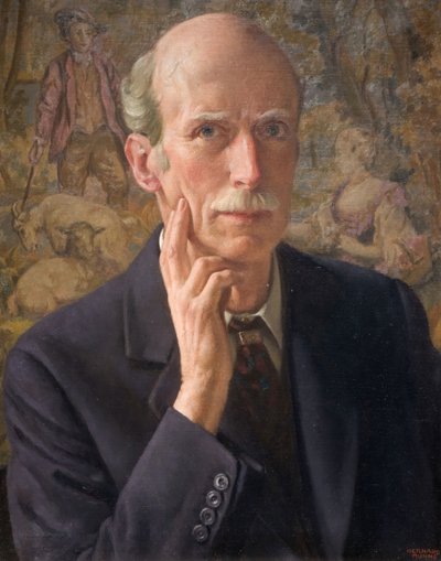 Autorretrato, 1942. de John Bernard Munns