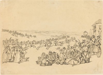 Corrida de John Bluck after Thomas Rowlandson