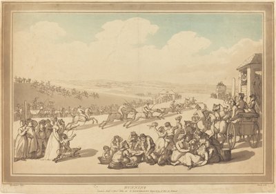 Corrida de John Bluck after Thomas Rowlandson